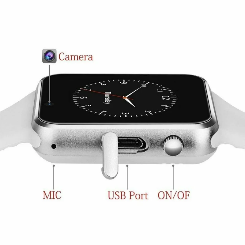 plug-in card smart watch popular fashion cutting-edge high-tech colorful - Цвет: C