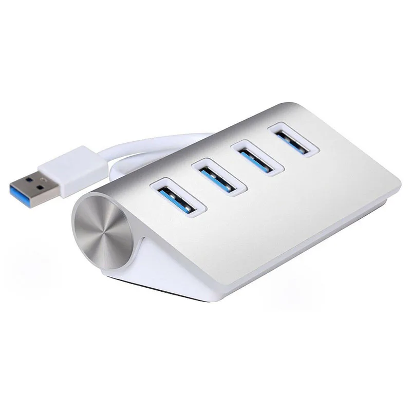 Accessory USB Hub Tool Adactador USB 3.0 TS-HUB04 Clip-on USB 3.0 4-Port Aluminum Hub 4Port High Speed 5Gbps Transfer Rate 11.8"