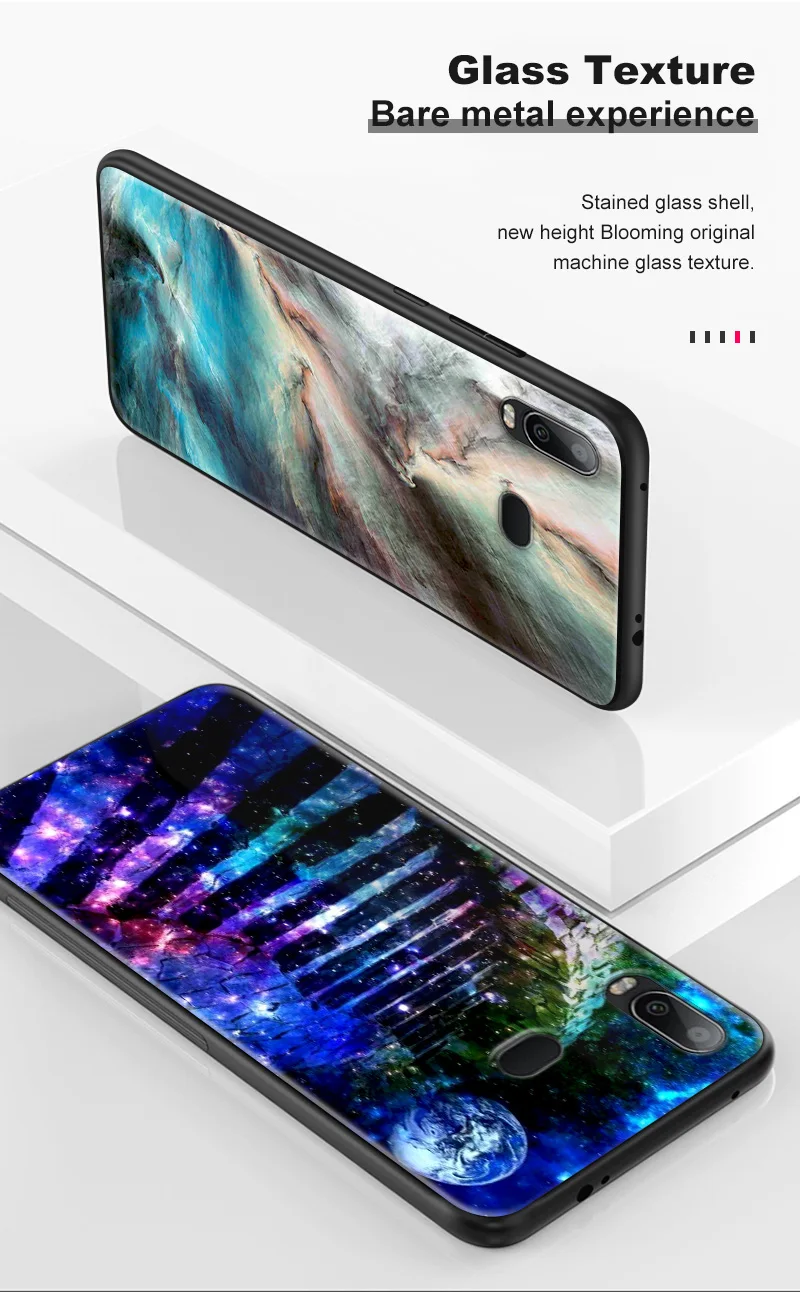 Мода для samsung Galaxy A10 A50 A70 A40 A80 A90 A20 A30 A6S A8S закаленное Стекло чехол J4 плюс M10 S8 S9 S10+ M20 M30 Coque