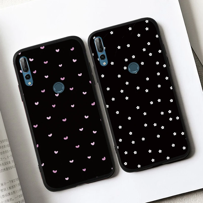 Для huawei P30 чехол Huawi P30Lite pro мягкий P smart z PSmart 2019 coque Y9 Y7 Y6 Prime 2018 funda capa skull flower |