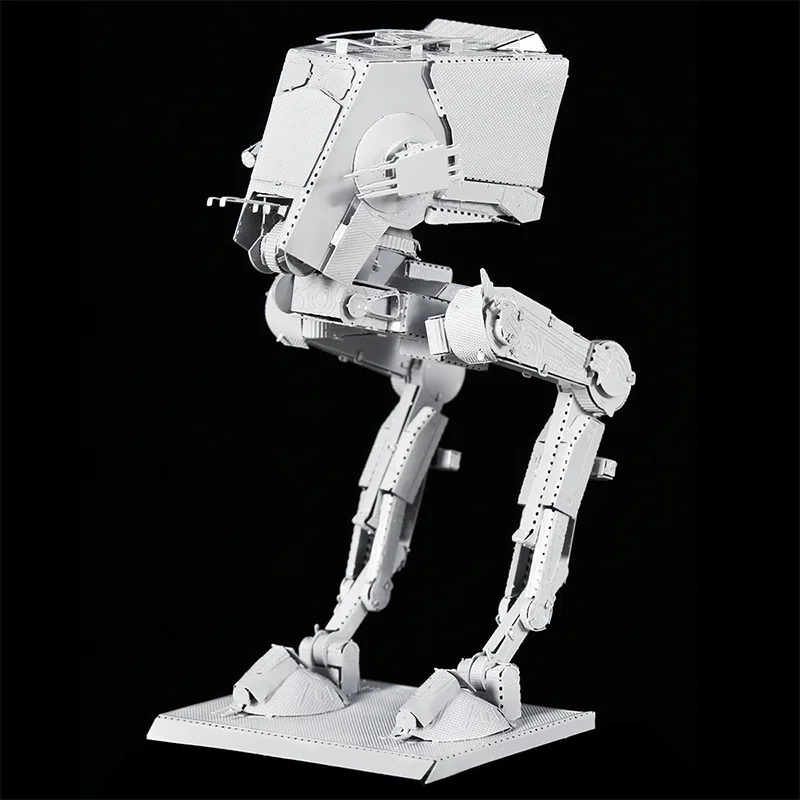 

Pp Box Metal DIY Assembled Model 3D Jigsaw Puzzle Handmade Assembled AtSt Tank Color English Version