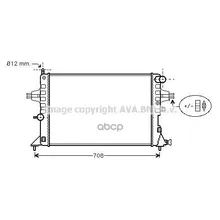 Радиатор Охлаждения Двигателя Ava Ola2296 Ava арт. OLA2296