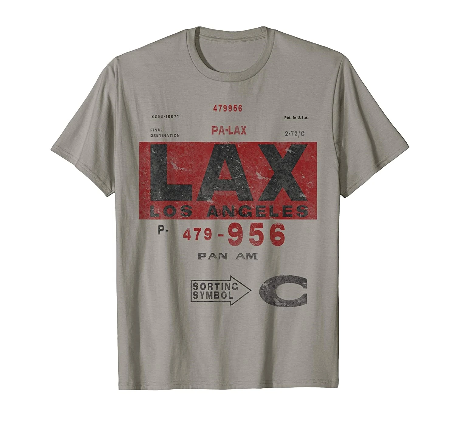 LAX аэропорт Лос-Анджелеса винтажная бирка для самолета фотография путешествий |