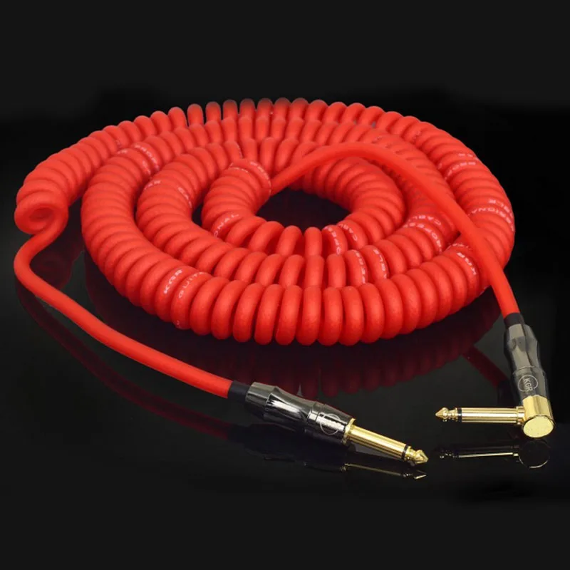 Высококачественный пружинный гитарный кабель для гитары бескислородный медный