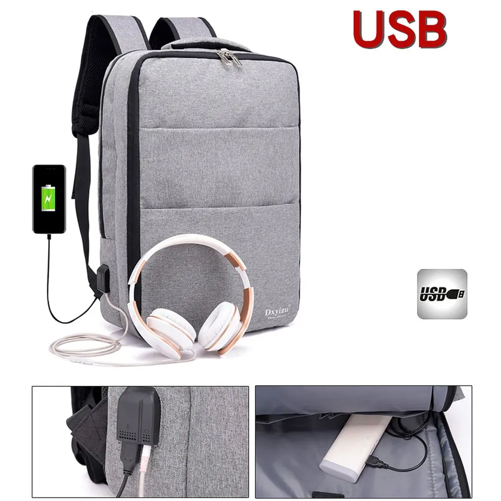 K079многофункциональный повседневный рюкзак для ноутбука внешний usb зарядный компьютерный рюкзак подростковые студенческие противоугонные сумки