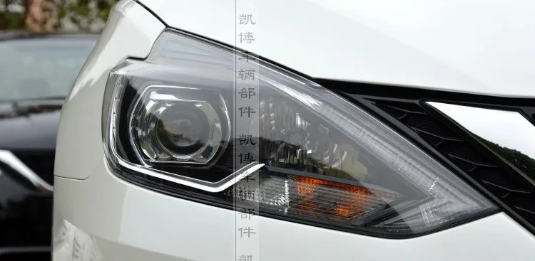 Для Nissan Sylphy крышка фары 16-18 фары прозрачный оттенок Sylphy стеклянная крышка фары маска фара капот 2шт