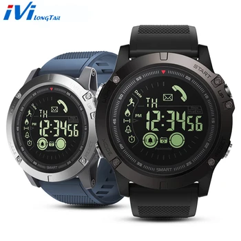 

iviLongTail EX17S Smart Watch Bluetooth Clock Notification Remote Control Pedometer Sport Watch IP67 Waterproof Men's Wristwatch