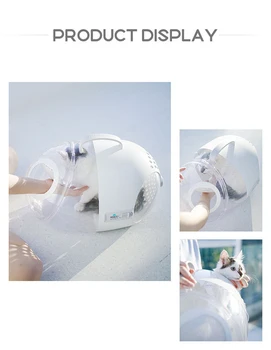 

MOBOLI cat burley cat bag capsule go out hand in hand to carry cat space capsule backpack cat litter winter warm