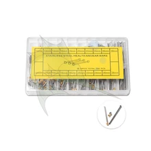 200 шт./кор. из нержавеющей стали фрикционный штифты комплект золотой серебряный 1,2 мм 10 мм~ 28 мм Ассортимент Размеров пряжки для часов соединительные винты булавки запчасти