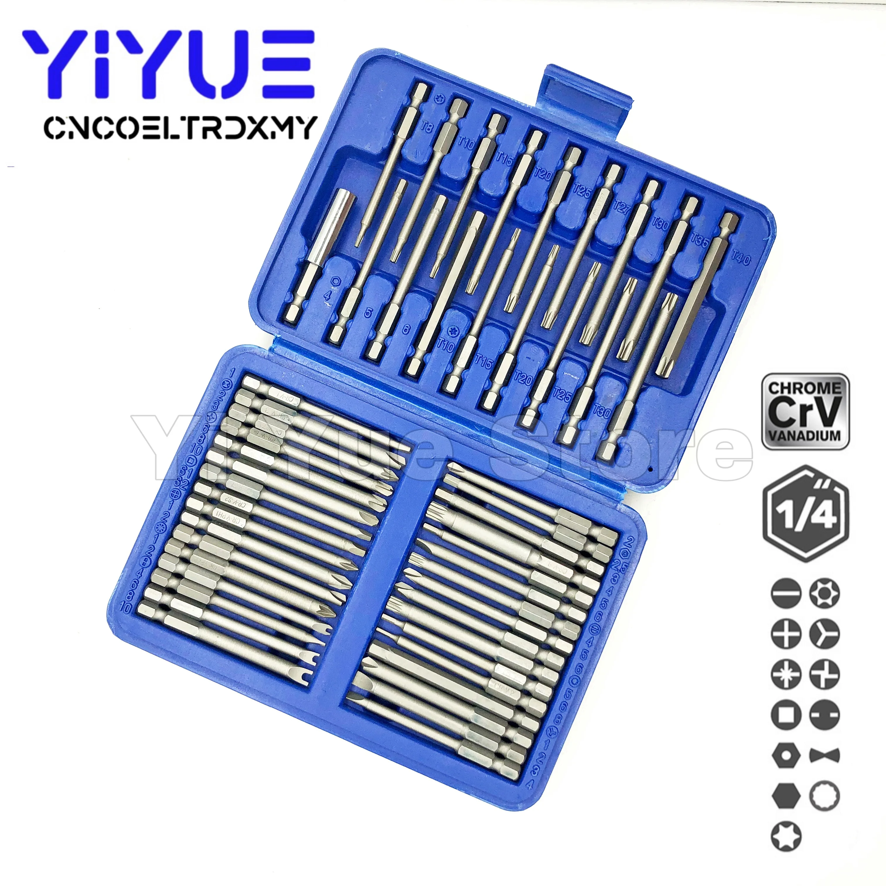 Набор отверток для обеспечения безопасности 50 шт. 75 мм набор с шестигранным