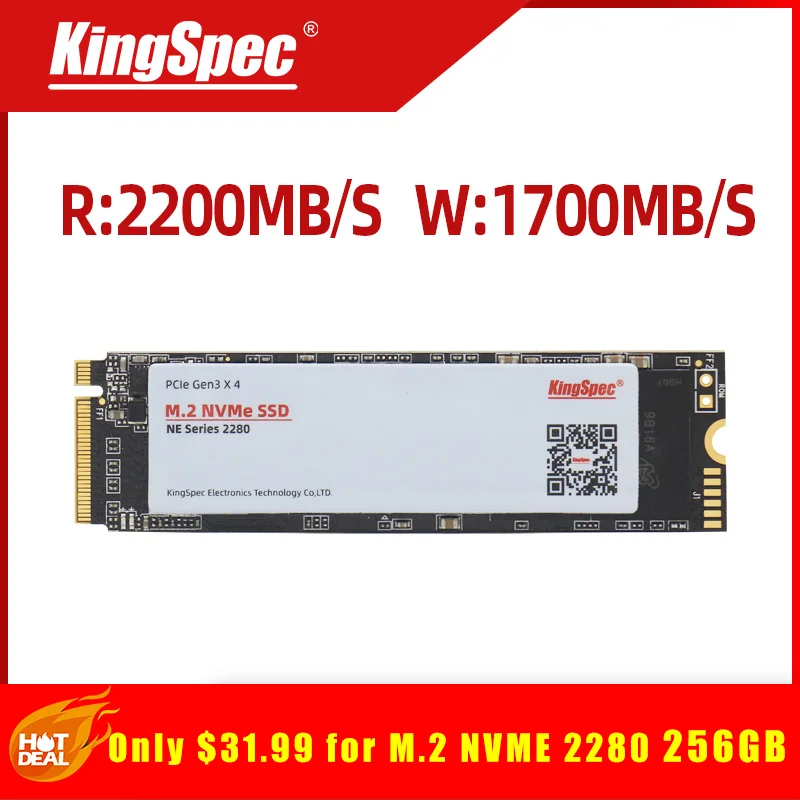 Hot KingSpec M 2 ssd M2 240gb PCIe NVME 120GB 500GB 1TB Solid State Drive 2280 1