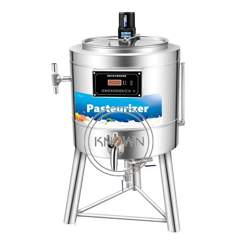 Milk Pasteurizer Juice Beer Sterilizer Fresh Preservation Tank Sterilization Disinfect For Yogurt Juice Fresh Bar Beer Ferment