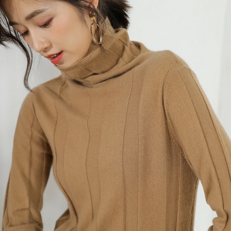 Spring new turtleneck sweater exquisite atmospheric sweater soft and comfortable feel natural bottoming shirt thin section Spring new turtleneck sweater exquisite atmospheric sweater soft and comfortable feel natural bottoming shirt thin section