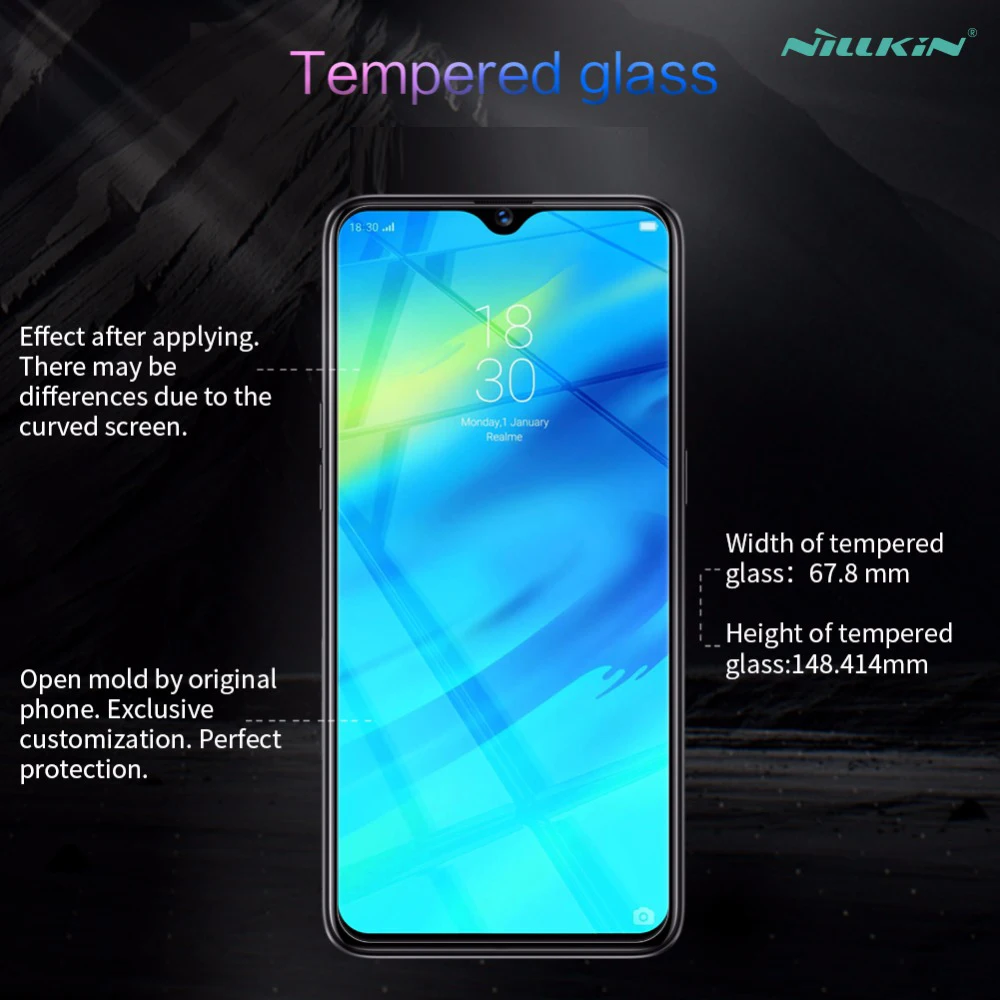 Защитная пленка для экрана H+ Nillkin для OPPO Realme 3 Pro Nillkin 9H Amazing H Plus pro из закаленного стекла для OPPO Realme X Lite