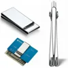 Men's Pocket Money Clip Dollar Metal Clamp Card Clips Card Purses 2022 New Fashion Women Metal Clamp For Money Cash Holder 1