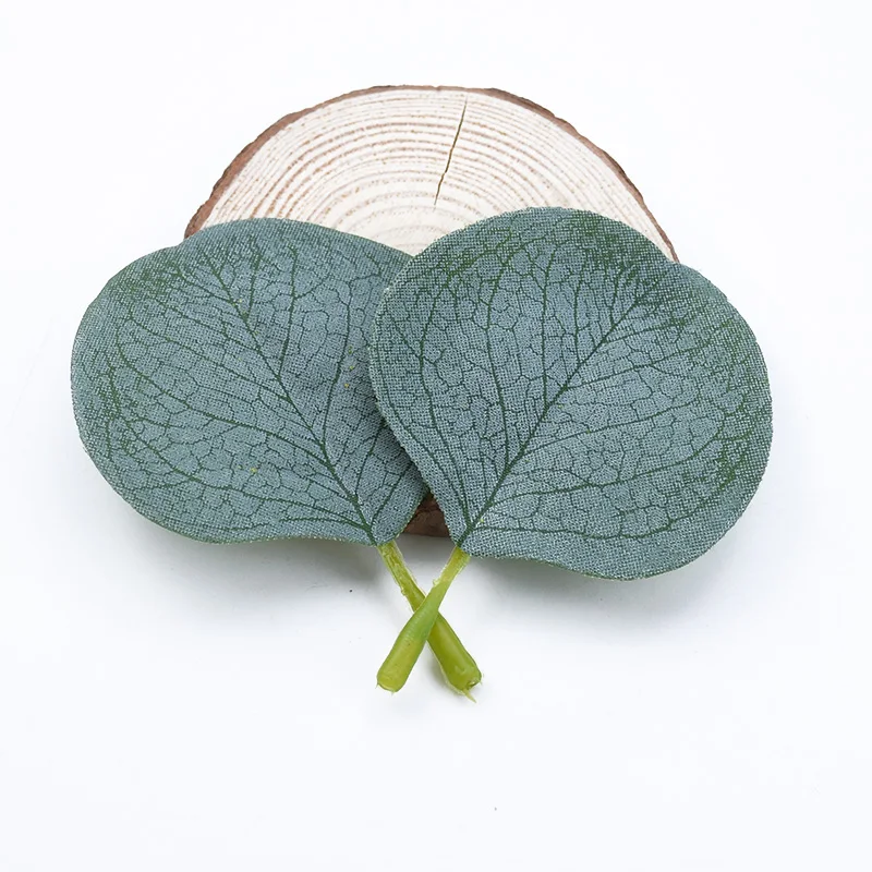 10pcs Eucalyptus leaves Flower silk leaf home decor accessories scrapbooking wedding decorative flowers wreaths diy gifts box