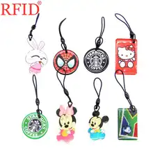 UID S50 1K 13,56 Mhz перезаписываемый брелок для ключей RFID сменный IC MFS50 NFC карта брелок несколько вариантов Брелок карта контроля доступа 1
