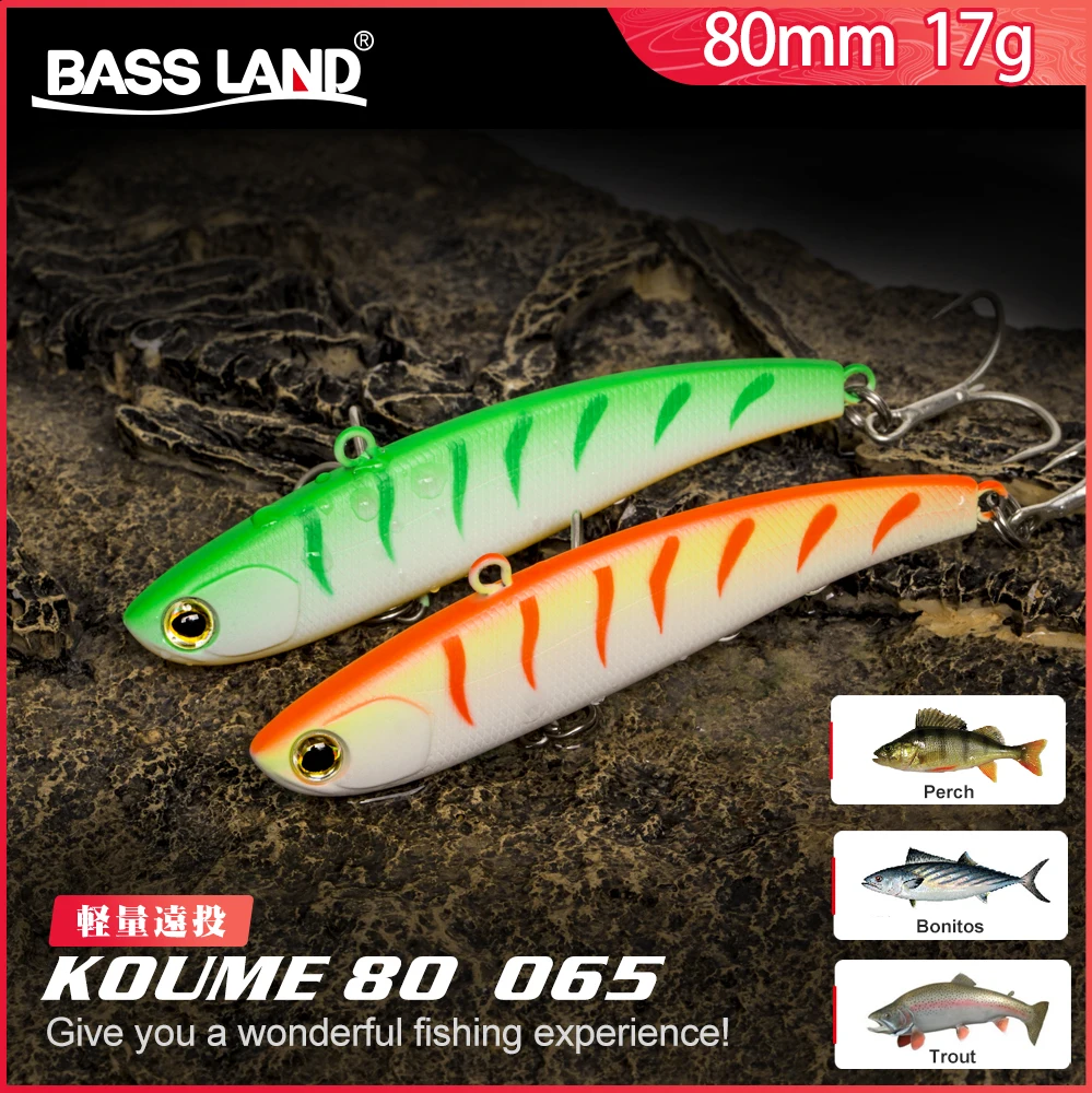 80-Bending Knife Vib-Lure Swimbait Japan-Hook Fishing Long-Casting Artificial Bassland
