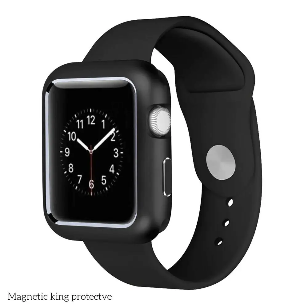 Новое поступление для наручных часов iWatch 1/2/3/4 38 мм 42 мм магнитное притяжение ударопрочный защитный чехол Чехол R30