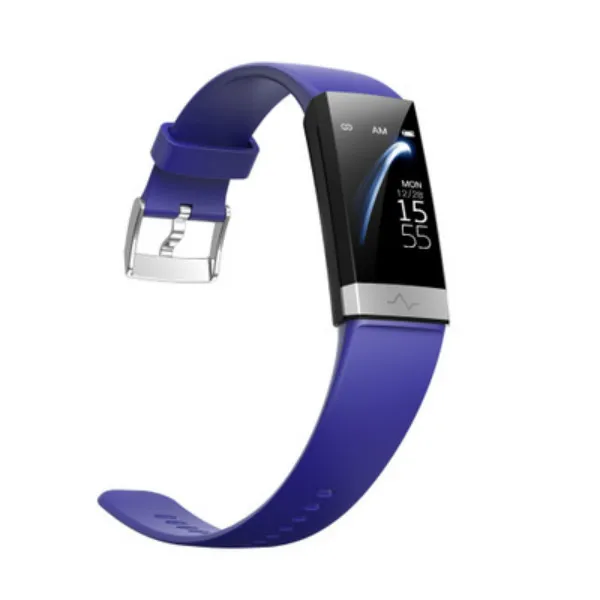 Blue Модные Bluetooth Смарт-часы для мужчин и женщин Спорт Здоровья мониторинг шаг счетчик водонепроницаемые часы с Bluetooth Android IOS - Цвет: Blue