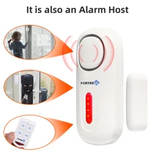 CPVAN – capteur d'ouverture de porte/fenêtre, 300 pieds, 120db, Anti vol, télécommande intelligente pour enfants, alarme de sécurité à domicile 