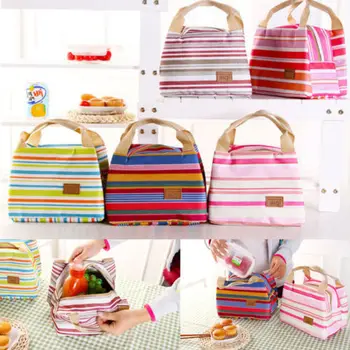 

1Pcs Insulated Cooler Lunch Bag Hangable Pouch Picnic Storage Bags For Work Men/Women Kids School Case Organizer Storage