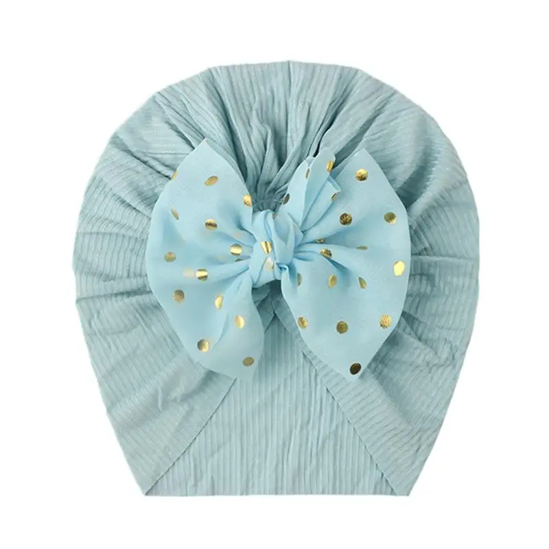 baby accessories Windproof Cotton Blend Baby Turban Hat Newborn Beanie Caps Kids Headwear Infant Toddler Shower Hat Birthday Gift Photo Props newborn socks for babies