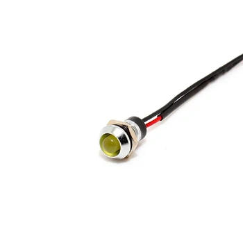 

Bulbs Wired 5pcs Bright Car Multi-Color Indicator Light Metal Quality Set Pack Lot New Part Hot Accs