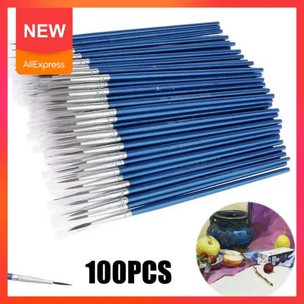 PROD 4000948843536 100pcs/set Watercolor Gouache Paint Brushes Stroke
Painting Set Hook Painting Hair Brush Art Tool Supplies Line Nylon Pen
A4R6