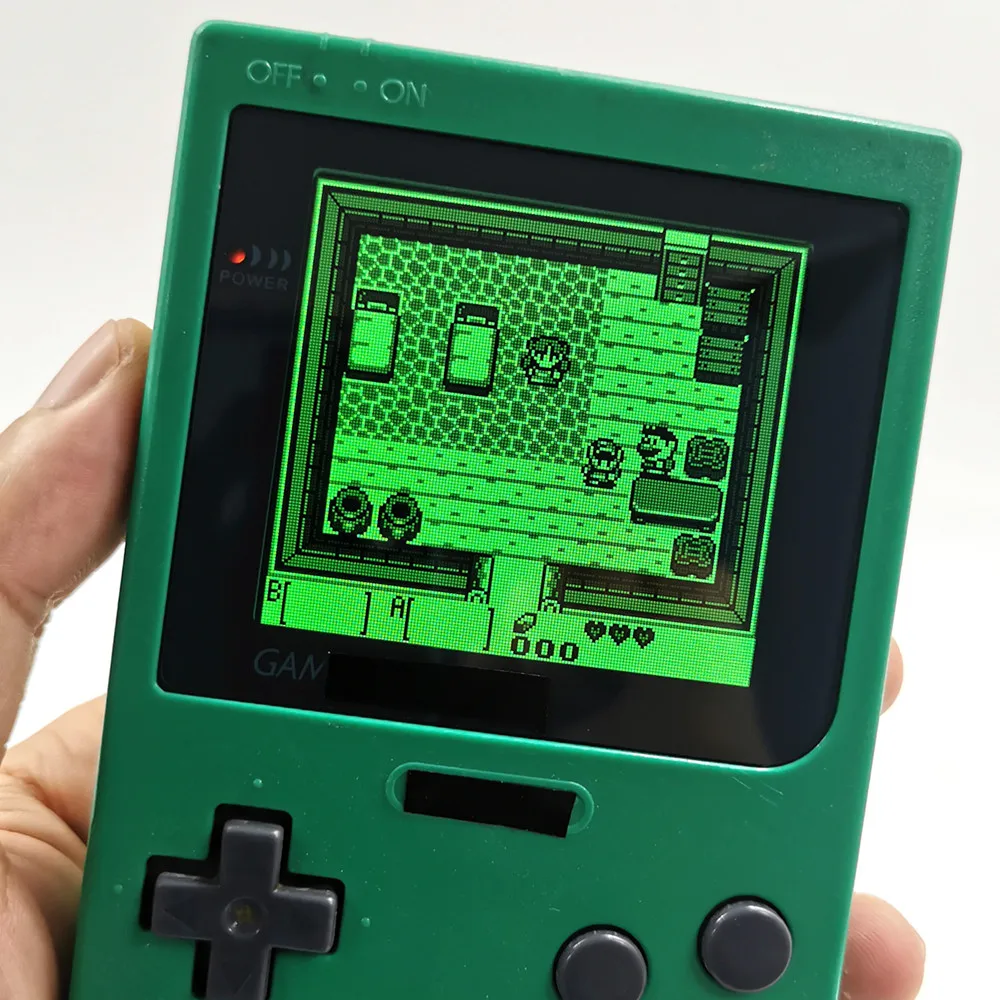 OSD Super Large Version GBP Q5 IPS Backlight LCD Retro Pixel Mod Highlight Kit W/Shell For GameBoy Pocket Console