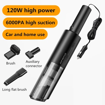 

120W Car Vacuum Cleaner Stofzuiger Home Handheld Cordless Odkurzacz Bezprzewodowy Aspiradora Para Auto Aspirateur Voiture Vaccum