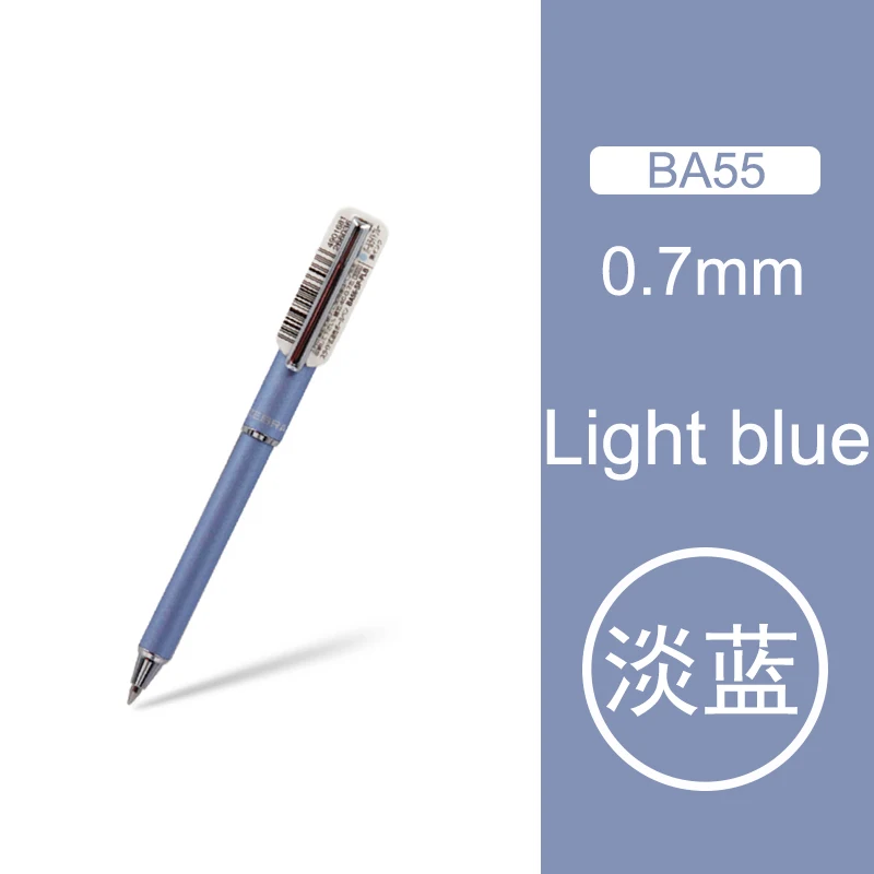 LB 1pcs 1 шт Япония Зебра Выдвижная шариковая ручка SL-F1mini BA55 мини металлический стержень маслянистый металлический стержень Карманный Классическая Ручка для письма гладкая - Цвет: LB 1pcs