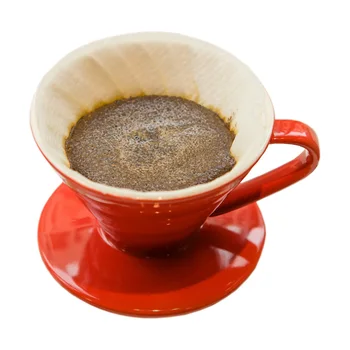 

1pc Pour Over Coffee Dripper Ceramic Coffee Dripper Cone Coffee Maker