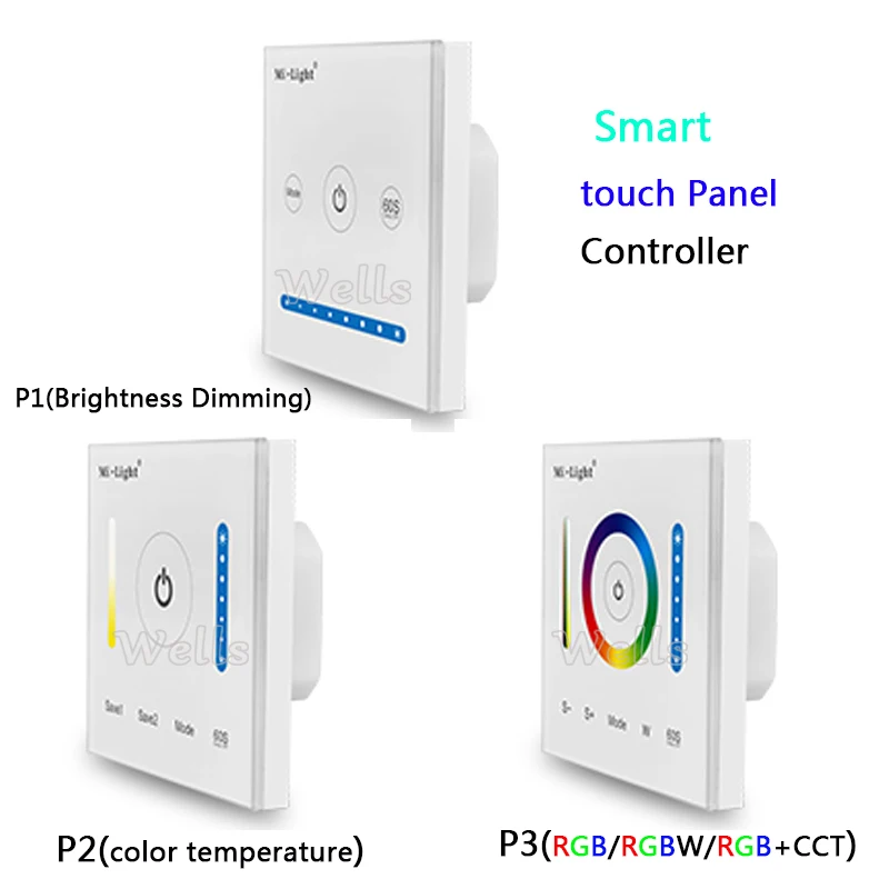 

P1/P2/P3 MiLight led Smart Panel Controller Dimming Led Dimmer RGB/RGBW/RGB+CCT Color Temperature CCT for Led Panel/Strip Light