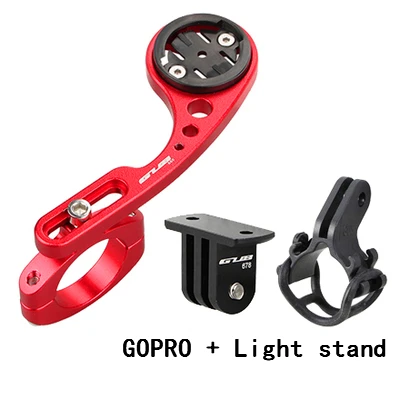 660 red GUB 693 690 660углеродное волокно велосипедный держатель для планшета велосипед удлинитель фонарь на Руль держатель велосипедная камера крепление Garmin Bryton Cateye 658 691 gopro - Цвет: 660 red
