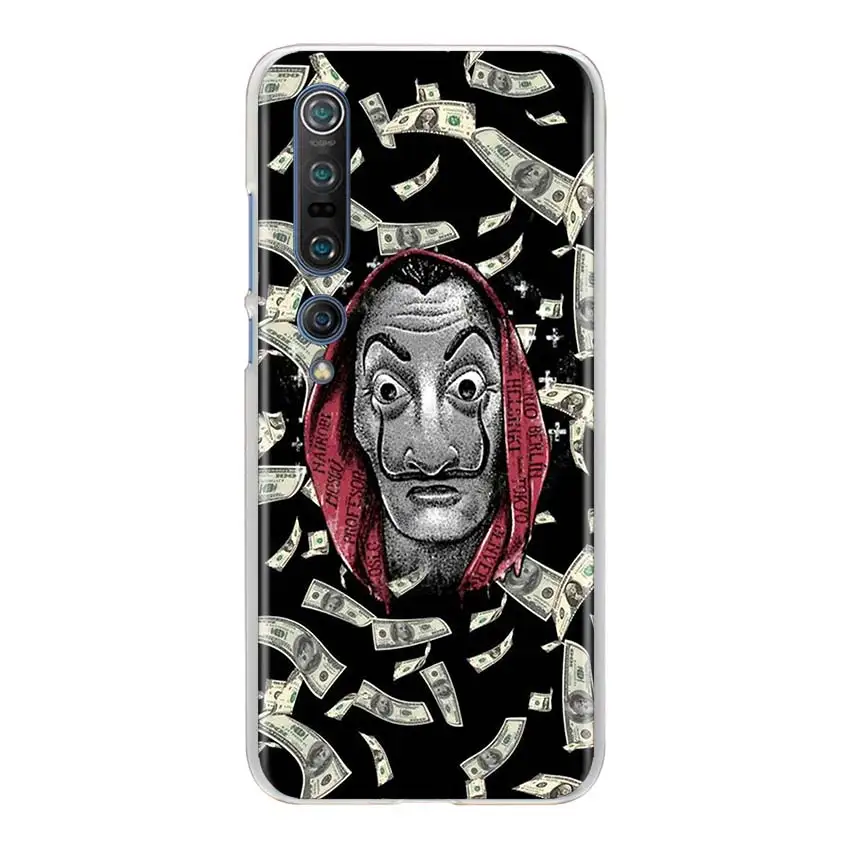 xiaomi leather case glass Spain TV Money Heist House Paper La Casa De Papel Case for Xiaomi Mi 9 9T 10 Lite Note 10 Pro A1 A2 Lite A3 Poco X2 F2 Pro Cover xiaomi leather case glass