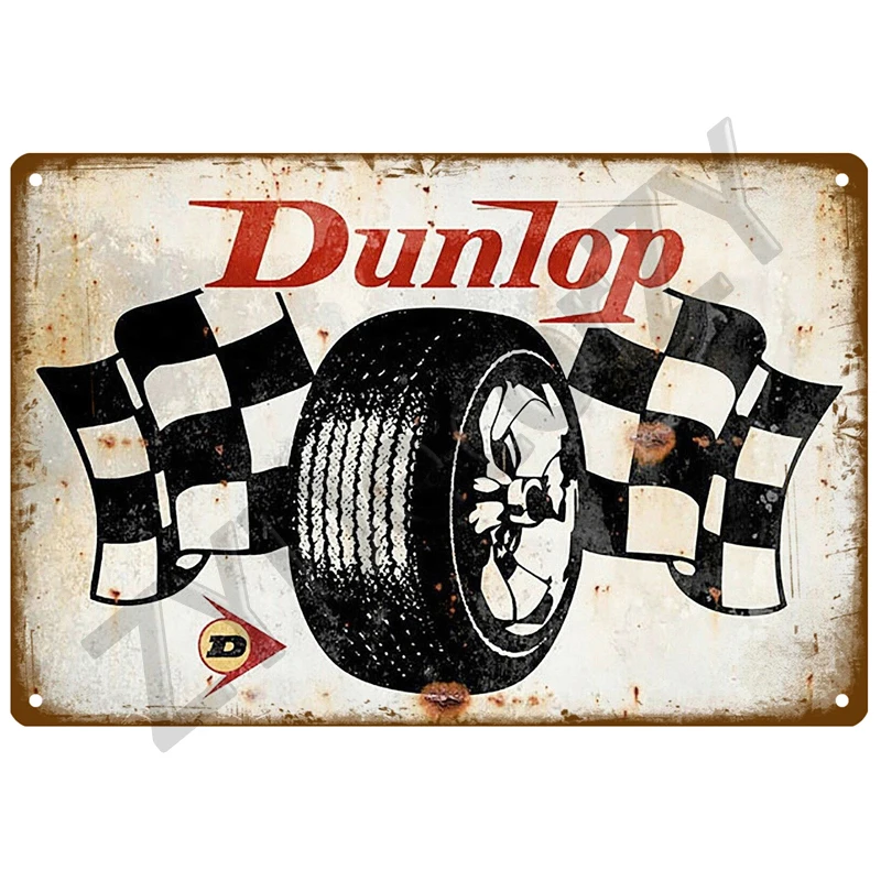Tires Metal Wall Signs House Plaque Poster Tin Sign Plate Vintage Retro Aesthetic Room Decor Wall Art Decoration