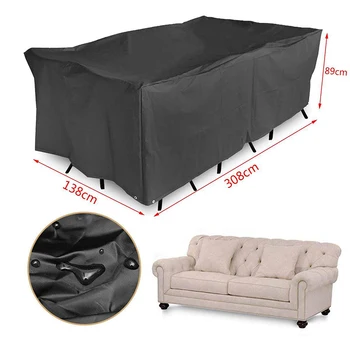 

Oxford cloth outdoor Furniture Dustproof Cover For Rattan Table Cube Chair Sofa Waterproof Rain Garden Patio Protective Cover