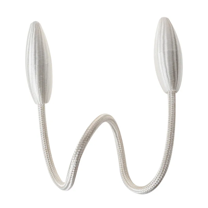 Магнитный занавес Tieback домашний декоративный Holdbacks 1/3 пары зажим с пряжкой для галстука сзади произвольной формы занавес Ремни Аксессуары - Цвет: White
