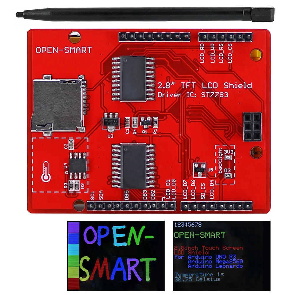 open smart tft lcd shield arduino factory