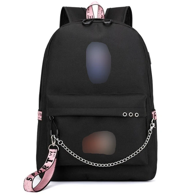 

New Kpop Bangtan Boys Canvas Students Bag USB Charge Backpack CHIMMY COOKY TATA Fashion Teenage Backpack Travel Laptop Bag