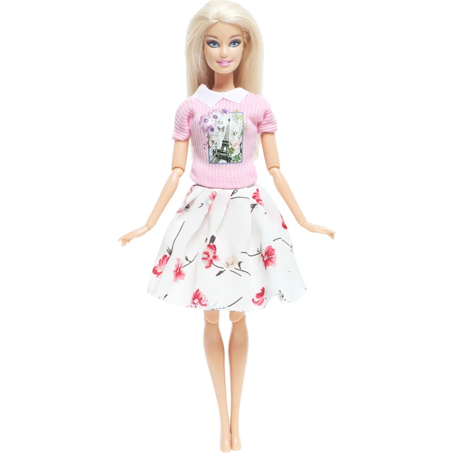 Acessórios para Boneca - Barbie Fashionista - Roupa - Saia de Flor