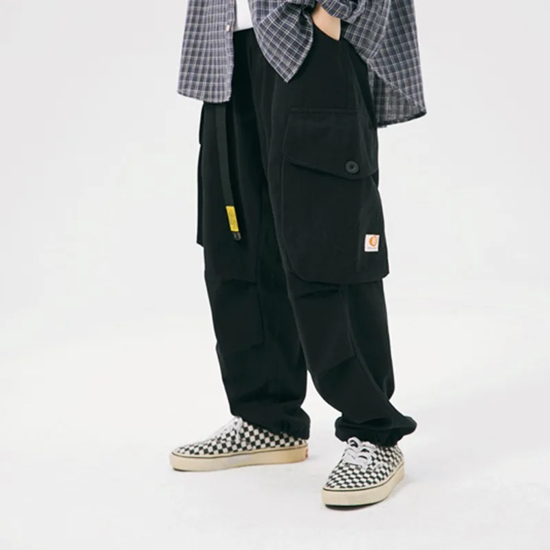 

Tang Mu Cool 20 Spring Clothing New Style Japanese-style Retro Multi-pockets Straight-leg Pants BOY'S Popular Brand Versatile Ca