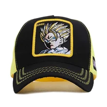 Симпатичная бейсболка мультяшная вышитая сетчатая шапка головной убор уличная летняя спортивная одежда с регулируемой застежкой сзади