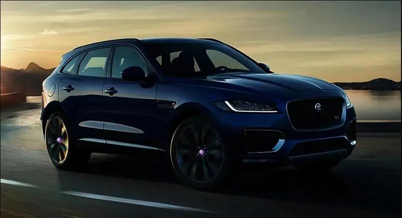 JAGUAR LED floating wheel center cap