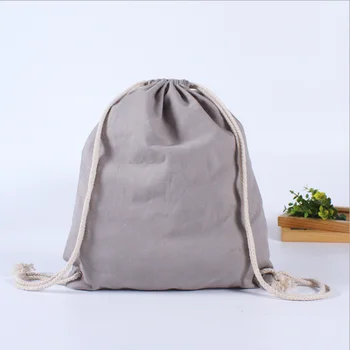 

Customized personality patterns logo Cartoon animated alphabet Solid color Printed Drawstring Bags Travel Canvas Organizer