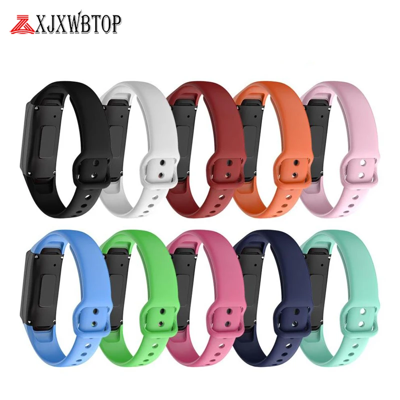 

Good Quality Skin Friendly Soft Silicone Strap For Samsung Galaxy Fit SM-R370 Loopback Replacement Watch Band