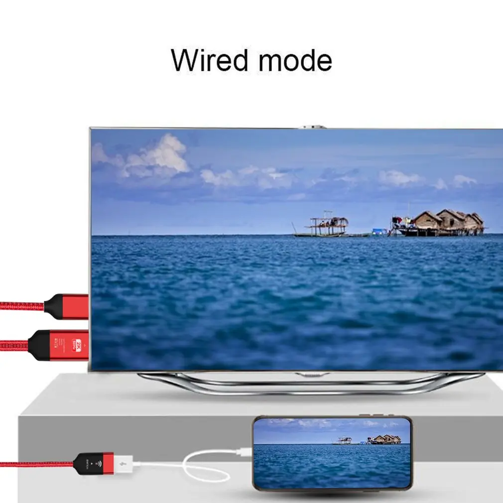 Usb Женский 2 в 1 Hdtv беспроводной Hdmi видеокабель беспроводной дисплей адаптер для Iphone для samsung для Xiaomi для huawei