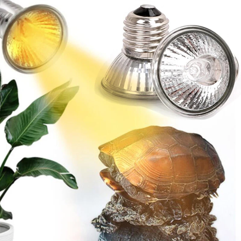 25/50/75W UVA Heat Lamp E27 110-220V Pet Reptile Heating Turtle Lizard Heater Bulb Emitter Pets Basking Bird Snake | Дом и сад