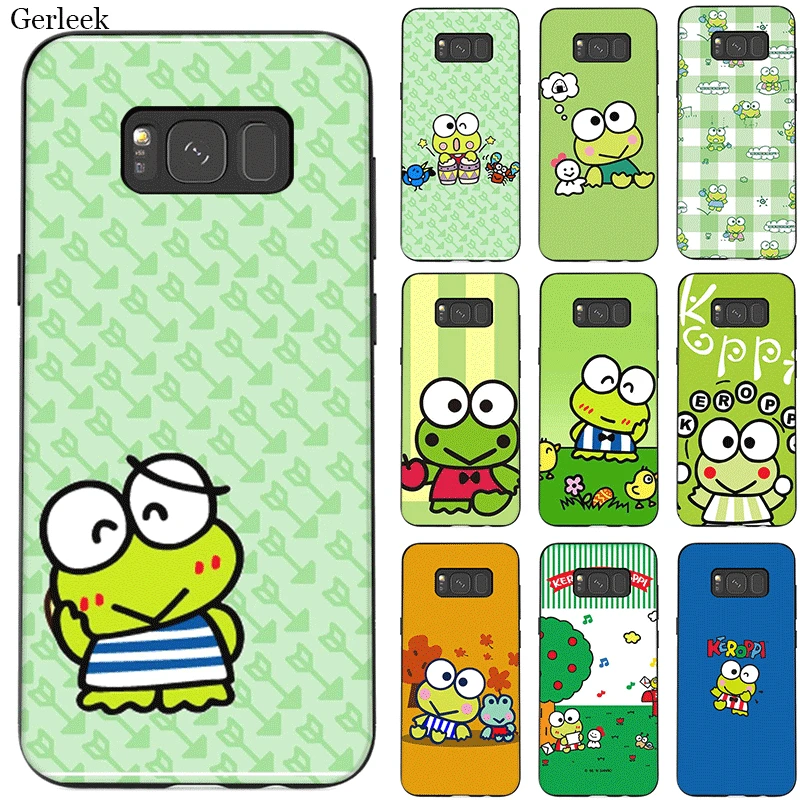 

Mobile Phone Case For Samsung Galaxy S6 S7 Edge S8 S9 S10 S10E Plus Note 8 9 M10 M20 M30 M40 Cover Uyellow Cute Keroppis Frog